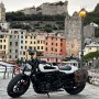 Borsa con supporto lato sinistro in crosta di cuoio Harley Davidson 1250 s Unitgarage