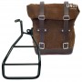 Bag with right side support in split leather Harley Davidson 1250 s Unitgarage