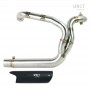 Manifold without catalyst in stainless steel with visible welding Harley Davidson Pan America 1250 Unitgarage