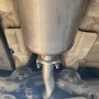 Silenced central exhaust 60mm Abarth 500 595 695