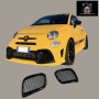 Pair of side air intakes on the front grille Abarth 500 595 695 Restyling in GRP or Carbon