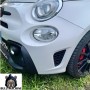 Coppia convogliatori prese aria intercooler Abarth 500 595 695 Restyling in GRP oppure Carbonio
