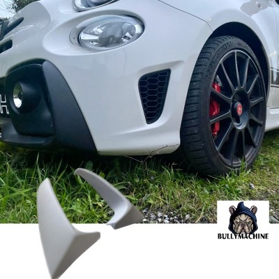 Coppia convogliatori prese aria intercooler Abarth 500 595 695 Restyling in GRP oppure Carbonio