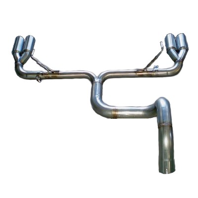 exhaust with 4 outlets Abarth 500 595 695