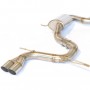 Final without silencer and double terminal 76 mm for Volkswagen Golf 5 GTI