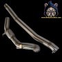 Downpipe diretto senza catalizzatore Volkswagen GOLF 7 R diametro 76 mm