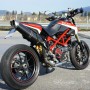 Ducati Hypermotard 1100 796 s evo sp carbon tail with adjustable license plate holder