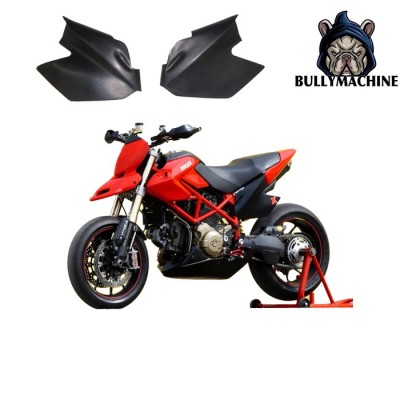 Coppia tabelle porta numero Trofeo Ducati Hypermotard 1100 796 Bullymachine