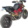 Coda corta con porta targa regolabile Ducati Hypermotard 1100 796 s evo sp Bullymachine