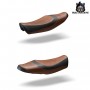 Yamaha XSR 700 two-tone black and brown seat cover