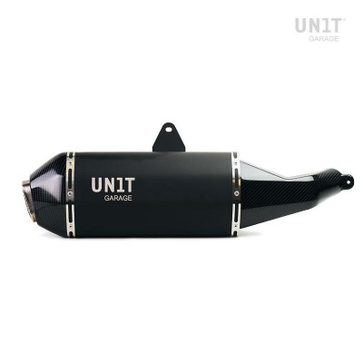 Marmitta nera in titanio Harley Davidson Pan America 1250 silenziatore singolo Unitgarage