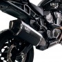 Black titanium muffler Harley Davidson Pan America 1250 Unitgarage single silencer exhaust