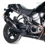 Black titanium muffler Harley Davidson Pan America 1250 Unitgarage single silencer