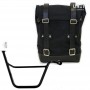 Borsa in canvas e supporto destro Triumph Bonneville T100 2001 2016 Unitgarage