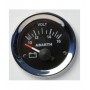 Voltmeter instrument Abarth replica black dial 52 mm