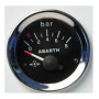 Abarth oil pressure gauge instrument replica black dial 52 mm