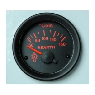 Abarth Delta oil temperature gauge replica bottom 52 mm