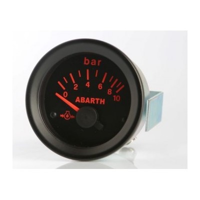 Abarth Delta replica oil pressure gauge 52 mm bottom