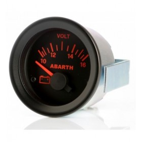 Voltmeter instrument Abarth Delta replica bottom 52 mm