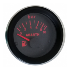 Strumento pressione benzina Abarth Delta replica fondo 52 mm