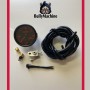 Kit Manometro pressione turbo Abarth old school replica 80 mm per 595 695 Abarth