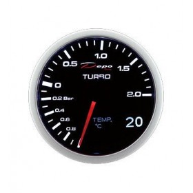 Depo turbo pressure in analogue and water or oil temperature in digital