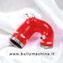 Intake sleeve Forge Abarth 500 595 695 Garrett 1446 or ihi red