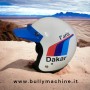 Casco aperto in Carbon Kevlar Extraslim con livrea Paris DakarBullymachine