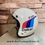Open helmet in Carbon Kevlar Extraslim with Paris Dakar Bullymachine livery