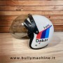 Casco aperto in Carbon Kevlar Extraslim con livrea Paris DakarBullymachine