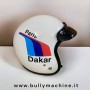 Casco aperto in Carbon Kevlar Extraslim con livrea Paris DakarBullymachine