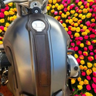 Fascia serbatoio in cuoio marrone scuro BMW R NineT Family