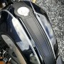 BMW R NineT Family tank band in black leather