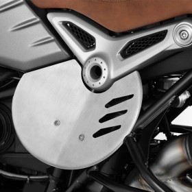 Pair of side number plates in brushed aluminum BMW R NineT Family