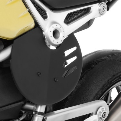 Pair of black side number plates for BMW R NineT Family