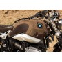 Tank cover in Mossgray split leather BMW R NineT Family Unitgarage
