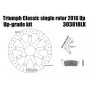 Triumph Street Twin Cup Scrambler Bobber e T100 2016 al 2020 Kit disco freno flottante 340 mm e pastiglie Freespirits