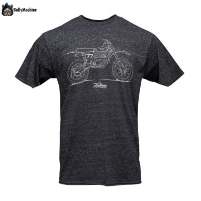 Hallman HL500 Thor casual t-shirt with vintage motocross print