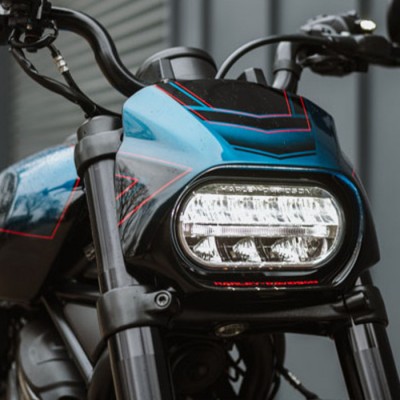 Front headlight fairing mask Aggressor Harley Davidson Sportster 1250 S KILLER CUSTOM