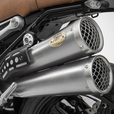 ZARD stainless steel Thunderbolt exhaust silencer BMW R NineT Scrambler Euro5