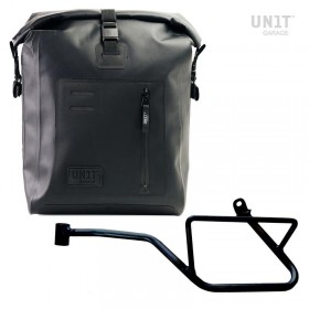 Borsa laterali in TPU con telaio sinistro per Moto Guzzi V7 850 Unitgarage