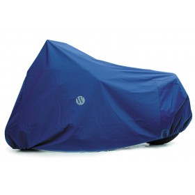 Wunderlich blue outdoor motorcycle cover