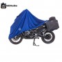 Wunderlich blue indoor motorcycle cover