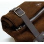 BMW R NineT Family Scram side bag in split leather 22L-30L + Unitgarage frame