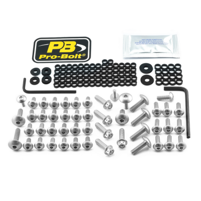 BMW R 1250 GS Silver Aluminum Body Hardware Kit