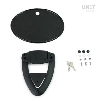 Number holder table with quick release and lock for Unitgarage bag frames